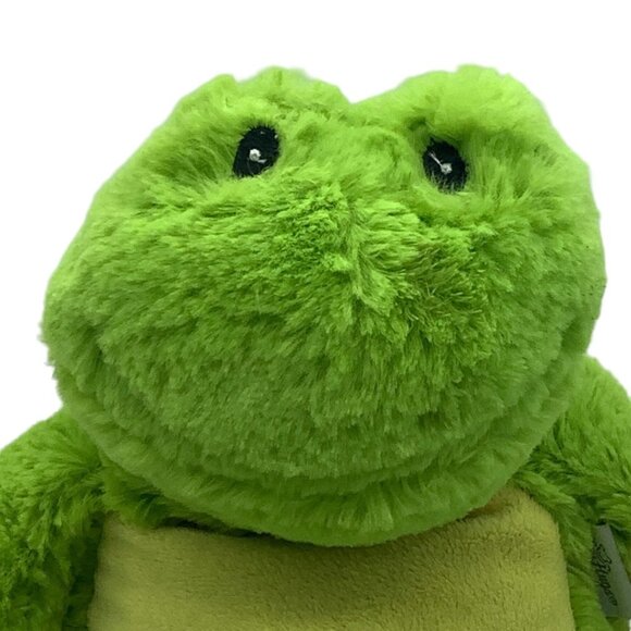 Cozy Hugs Warmies Microwavable Freezable Frog Aromatherapy Wheat Lavender Plush - Picture 2 of 5